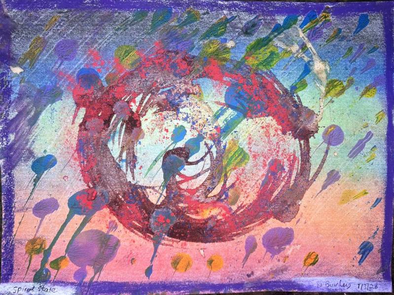 Abstract painting: Spiral System